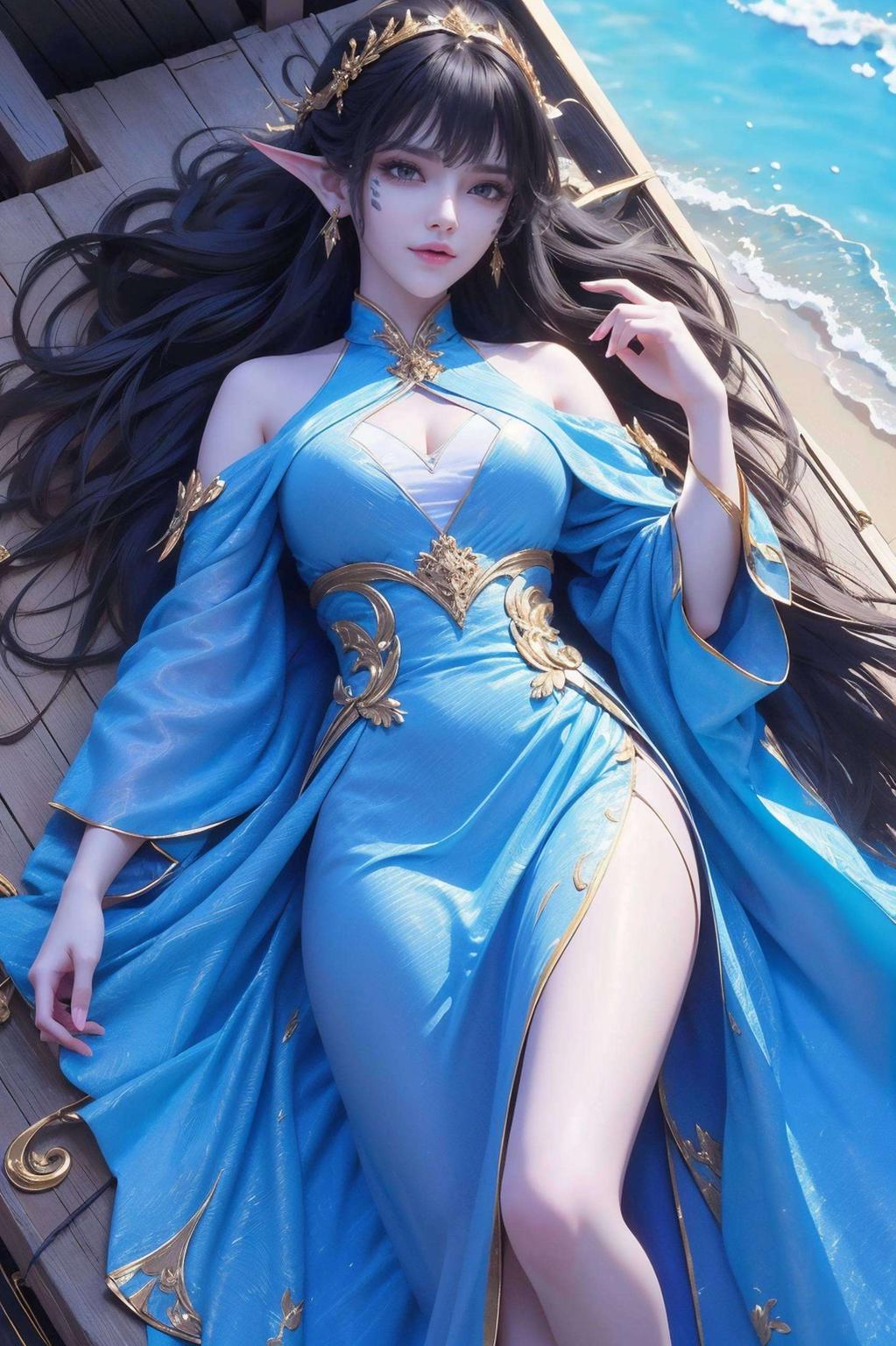国漫女神凤清儿以其独特的魅力捕捉了她婉约的气质与深邃的眼神
