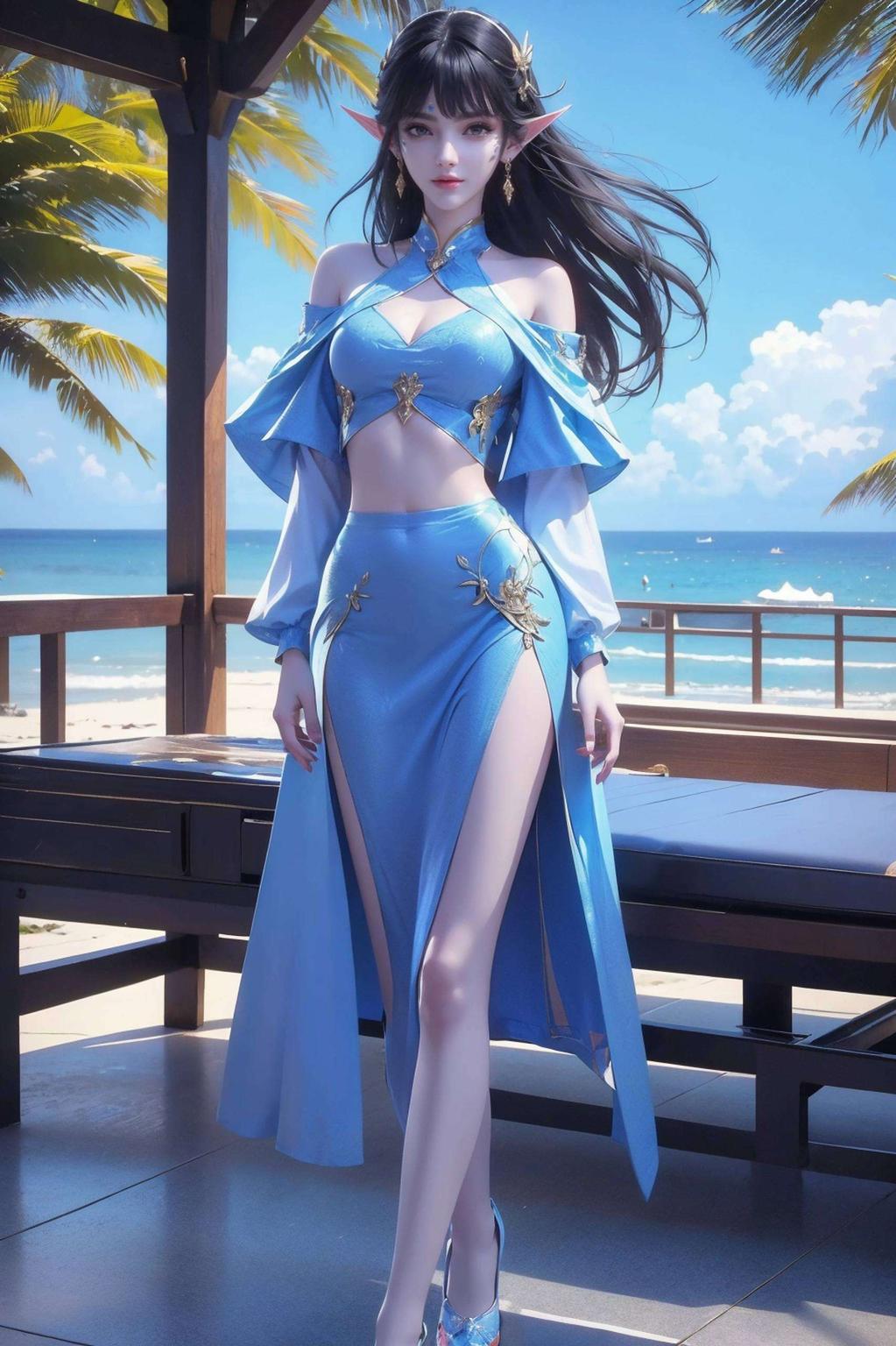 特别呈现AI国漫女神凤清儿原图壁纸让你在享受视觉盛宴的同时
