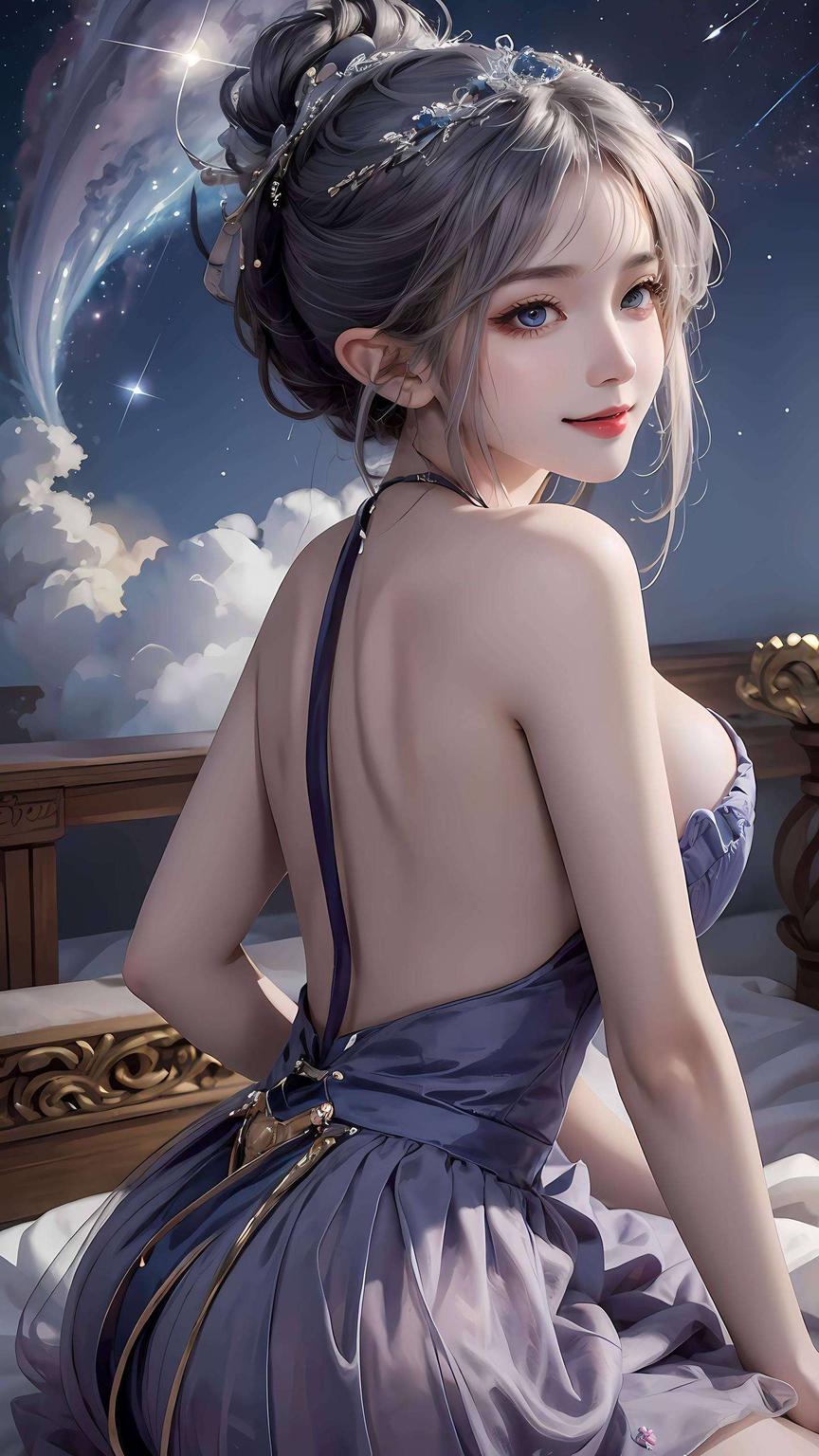这款超好看的国漫女主AI桌布2560p的高清分辨率