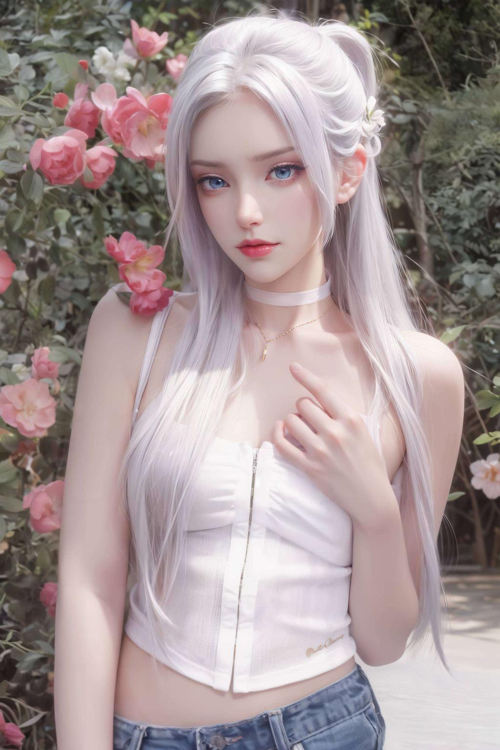 ins风的设计这款超高清纹理的iPhone国漫美女壁纸