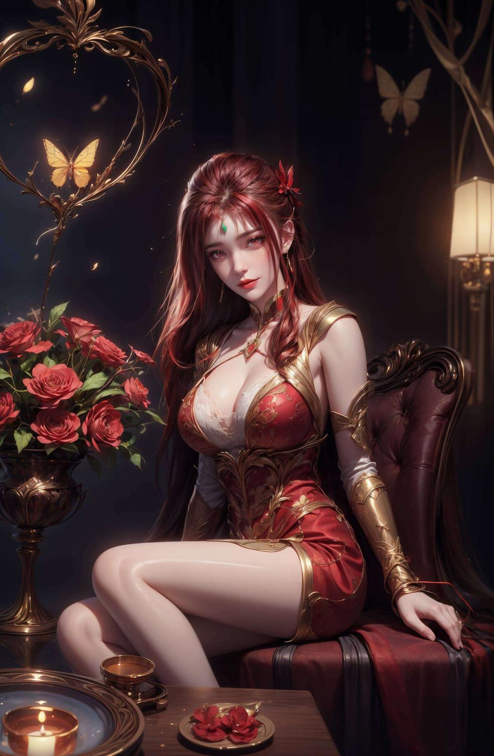 绘制了凤凰展翅飞翔的壮丽场景为你的手机增添一份神秘而唯美的国漫风情