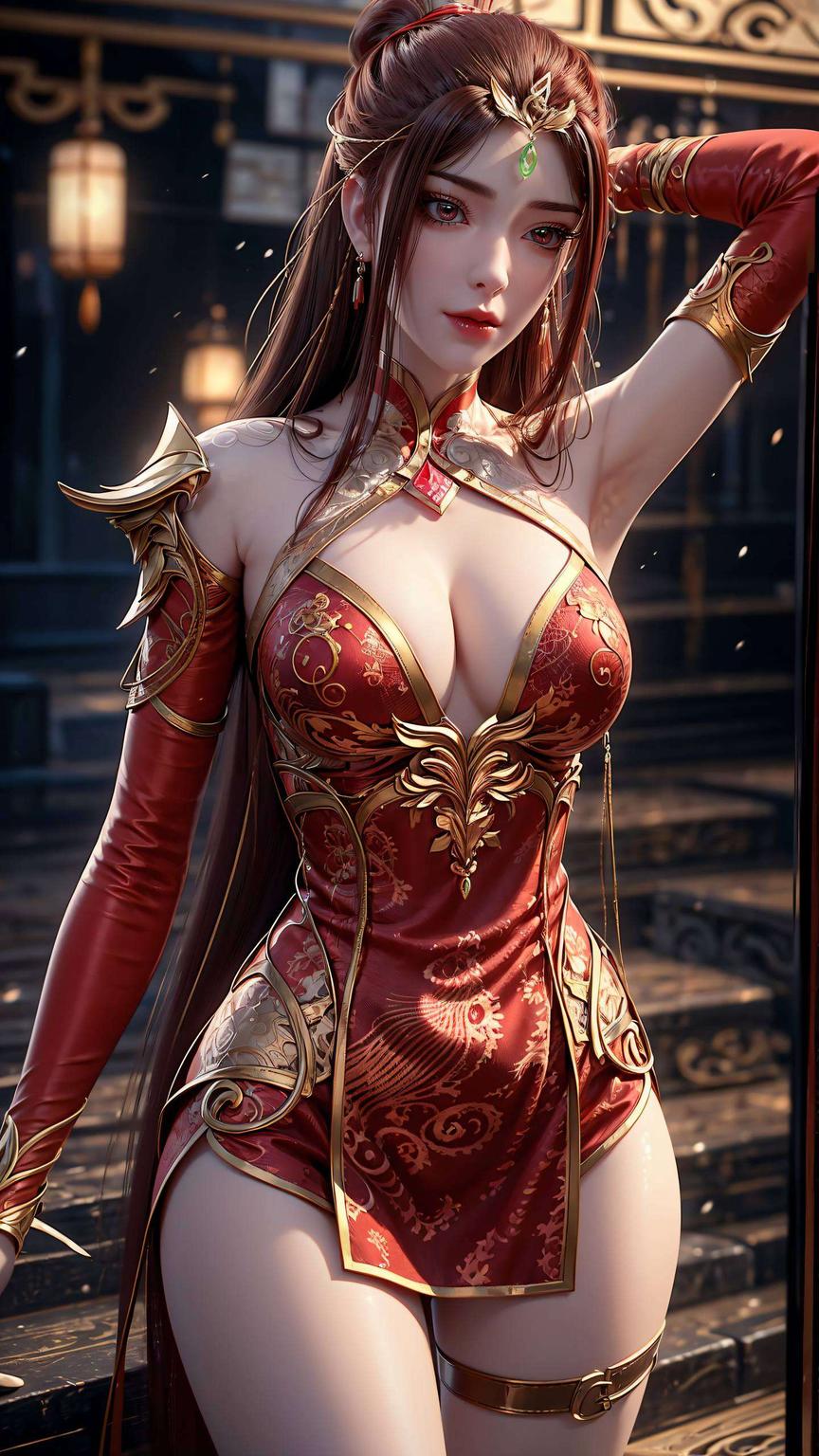 国漫女神的可爱魅力尽显！高清画质让你的iPhone瞬间焕发独特光彩