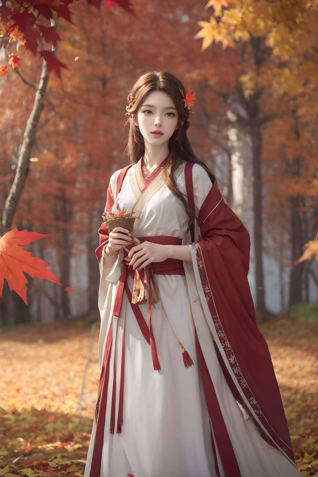 她的每一次转身都是壁纸上的绝美风景在这片碎花的海洋中