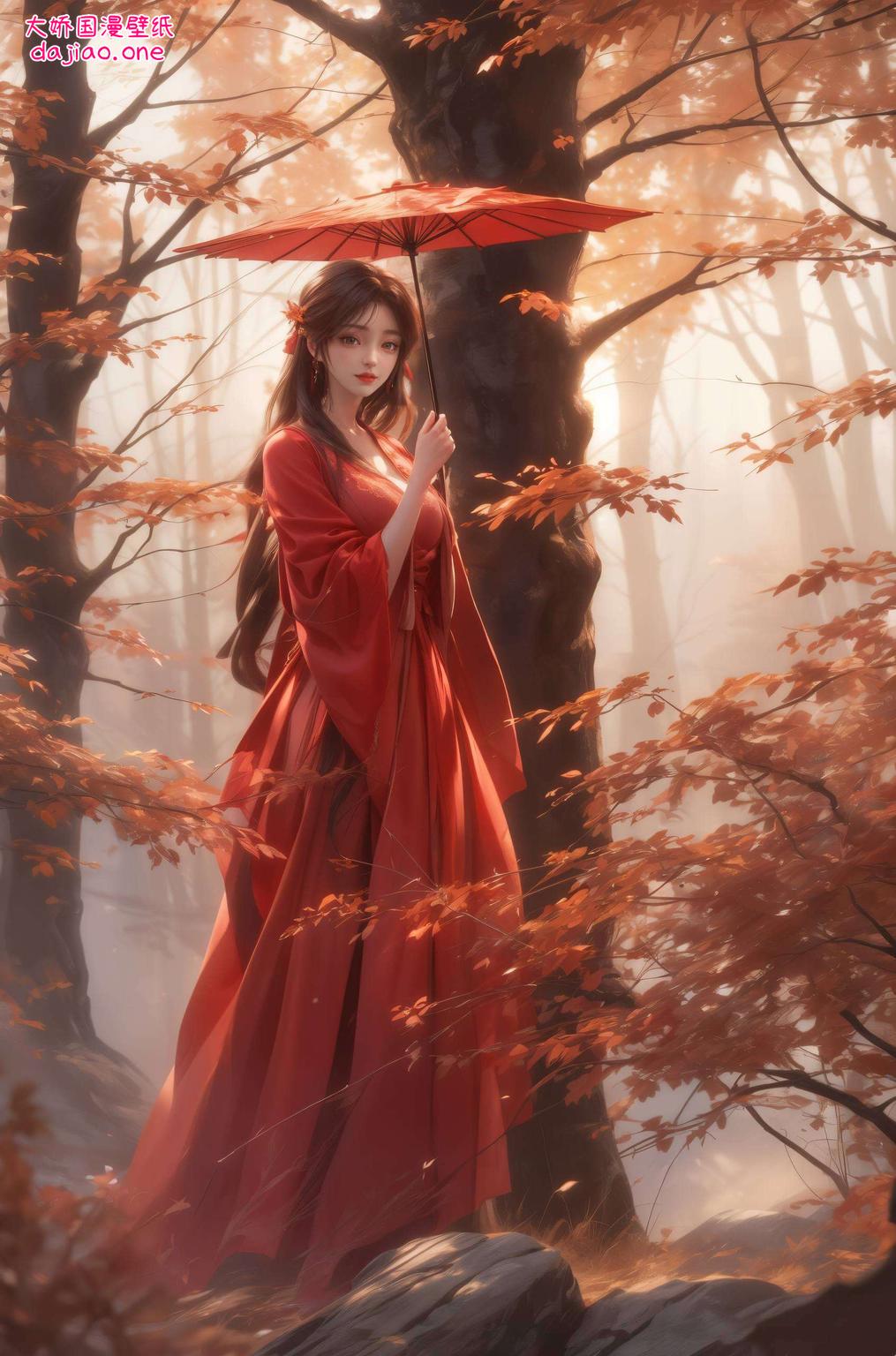 这里有一份超高清4K级别的福利！动漫美女火灵儿灵动飘逸