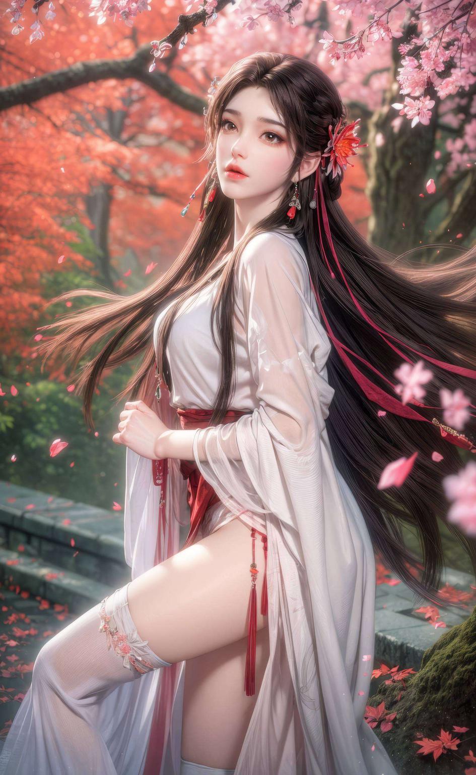 火灵儿被魔化的瞬间犹如暗夜精灵附体