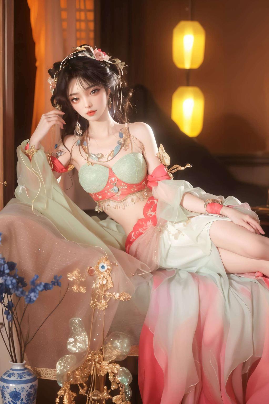 犹如穿梭在竹林间的精灵石昊壁纸上的火灵儿