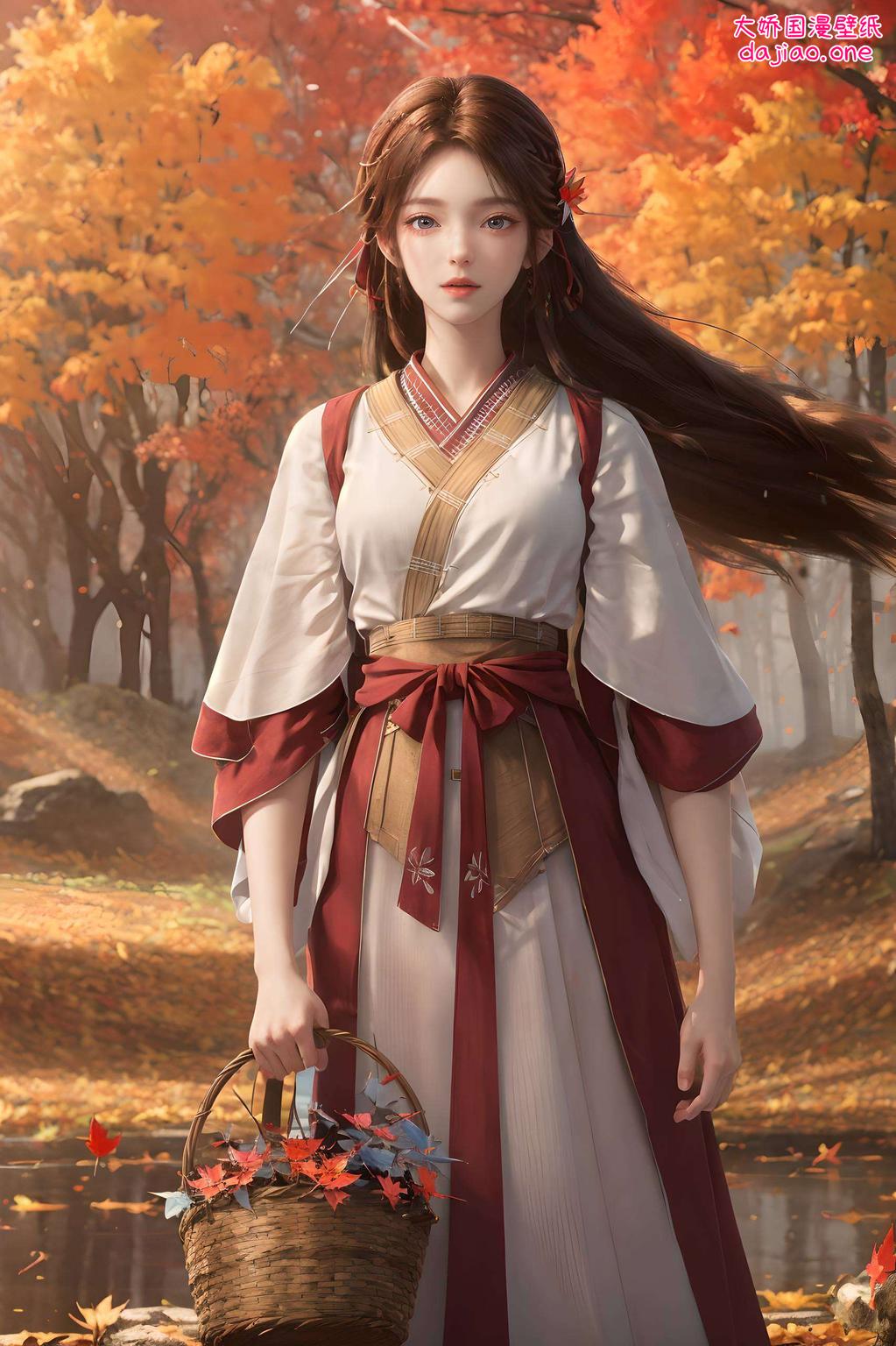 以她的灵动与魅力跃然于4K超高清壁纸之上