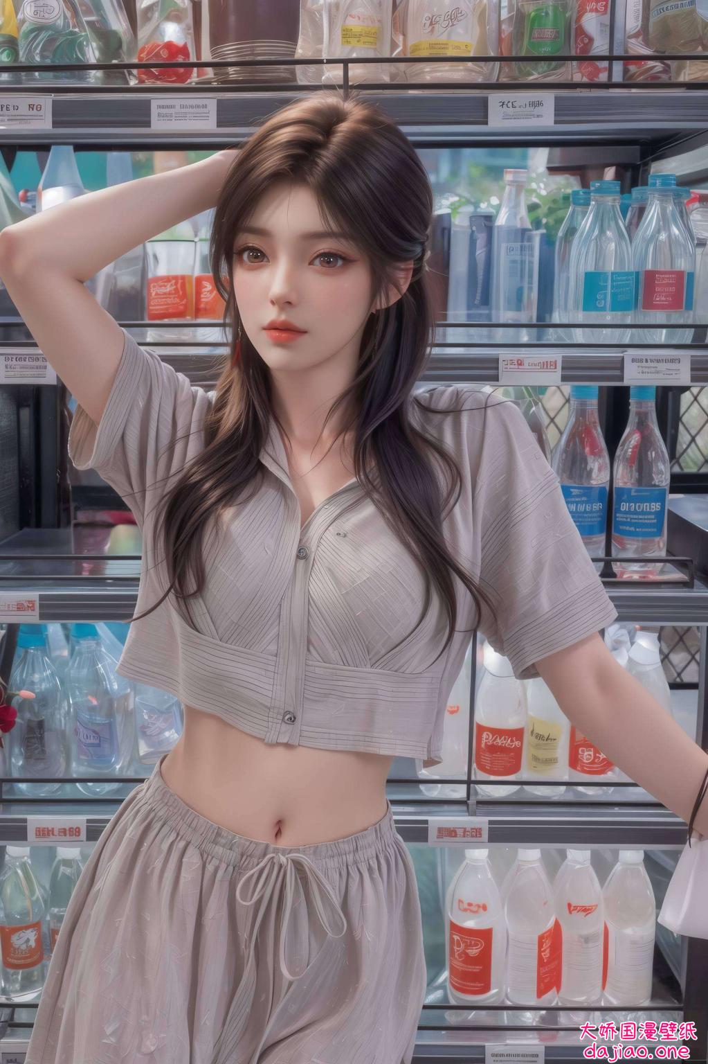 细腻笔触勾勒出她的灵动身姿穿梭于古典与现代之间