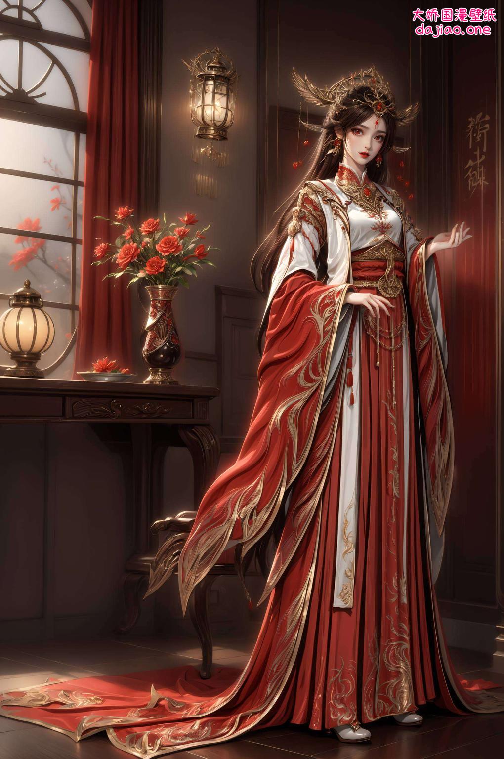 AI女神般的火灵儿抠图素材4K分辨率让你感受细节之美