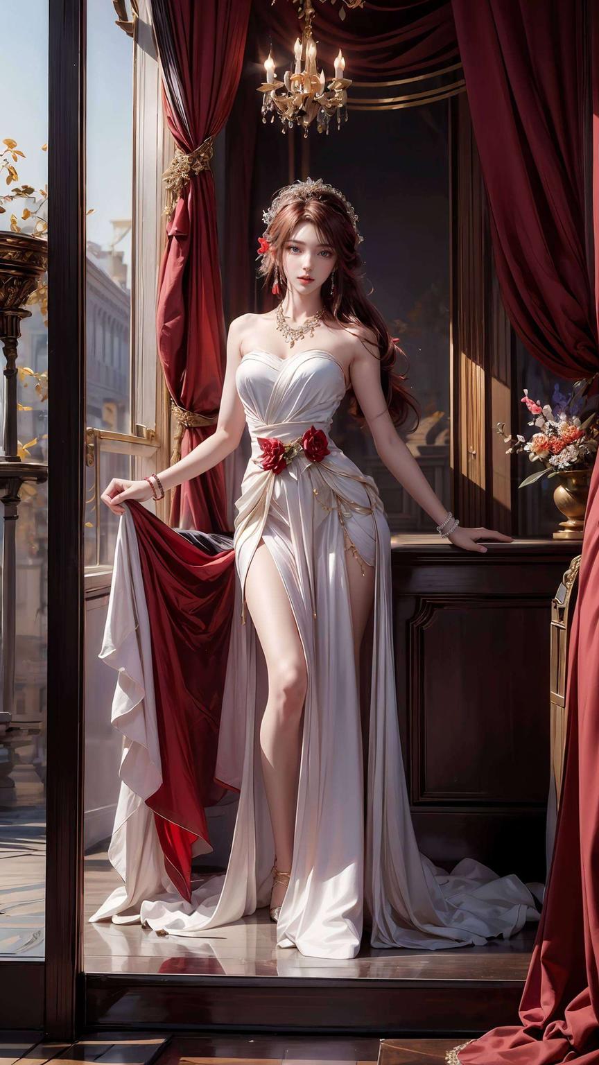 将火灵儿换装后的精美壁纸图片呈现眼前细腻的国漫画风