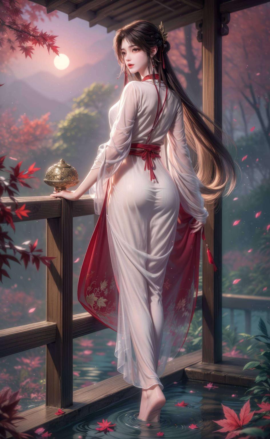 以动漫中火灵儿的灵动形象为核心带来视觉上的极致享受