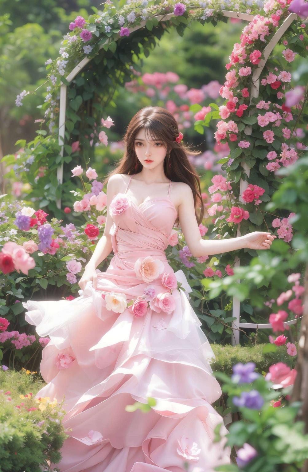 让动态壁纸中的她灵动跳跃在这梦幻般的国漫世界里