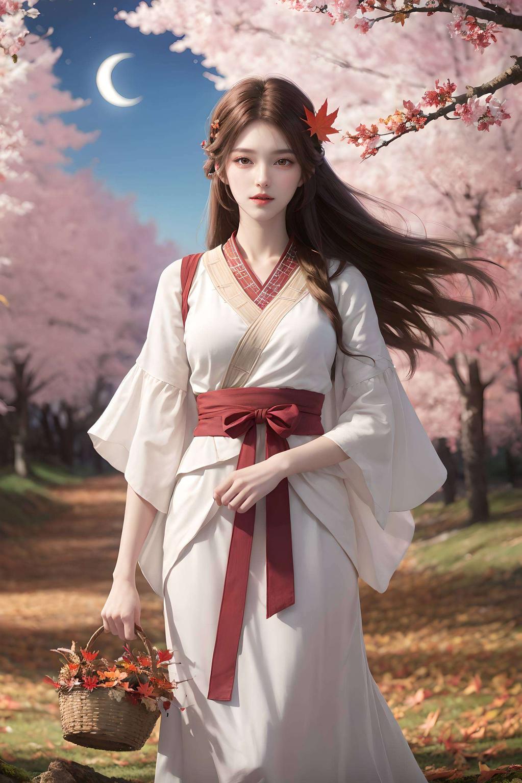 将宁静之美与活力之源完美融合她的眼神深邃