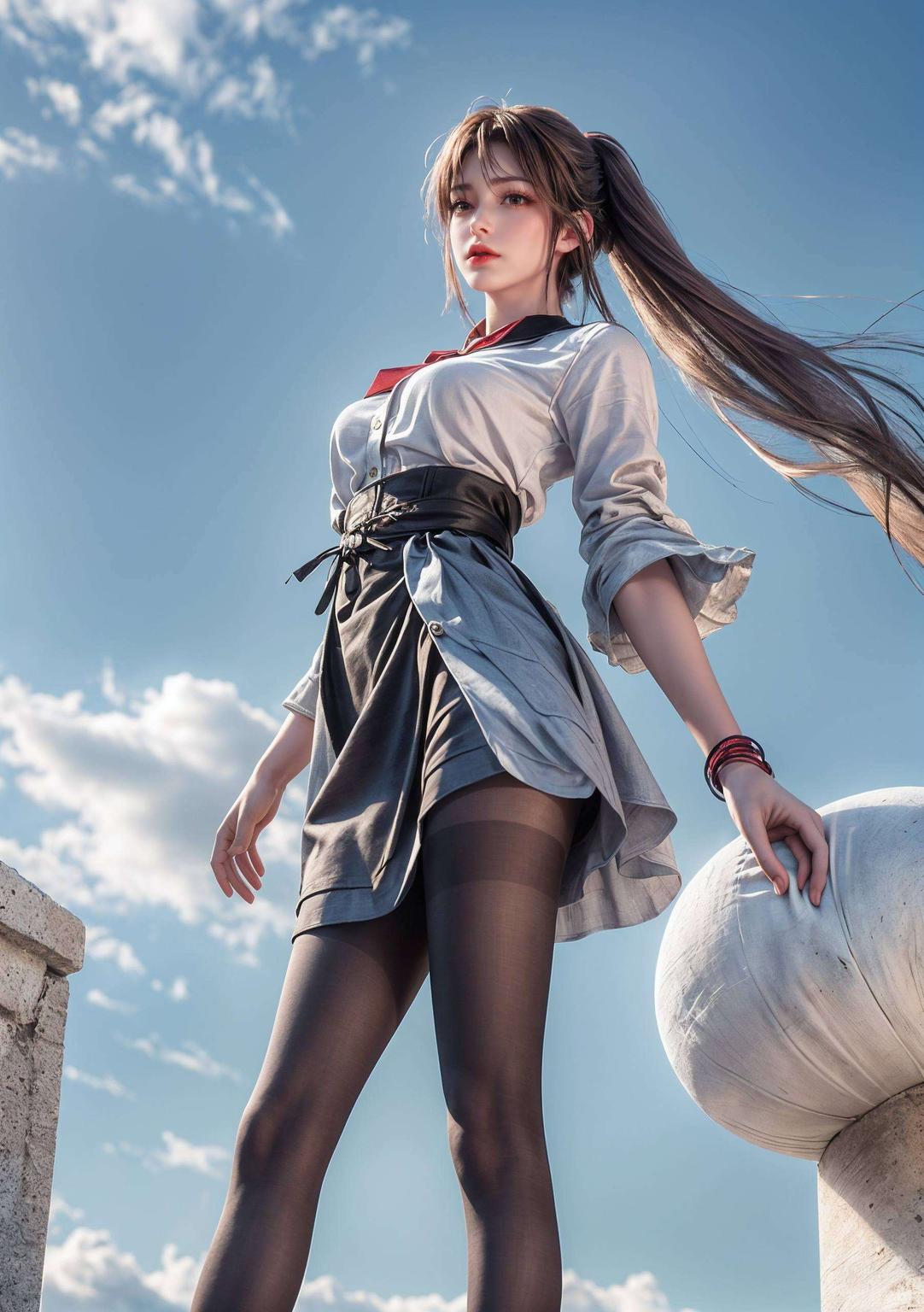灵动身姿甜美笑容