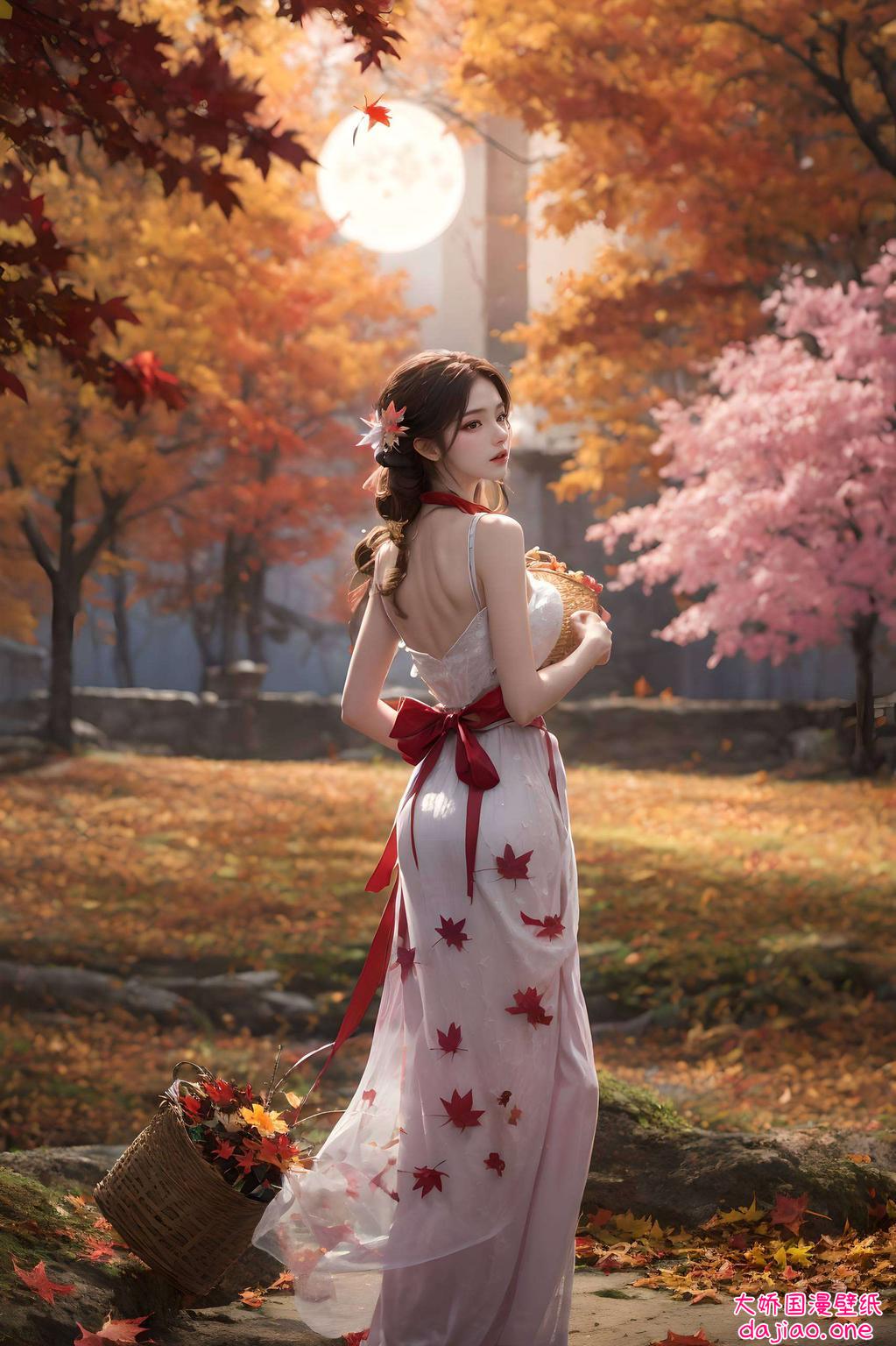 石昊与火灵儿相拥而立让这2K电脑壁纸不仅是一幅画