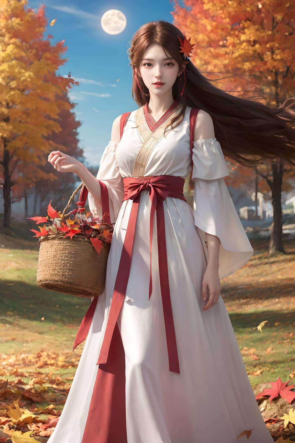 这款超精致的美女壁纸为你的电脑桌面注入国漫的韵味与时尚气息