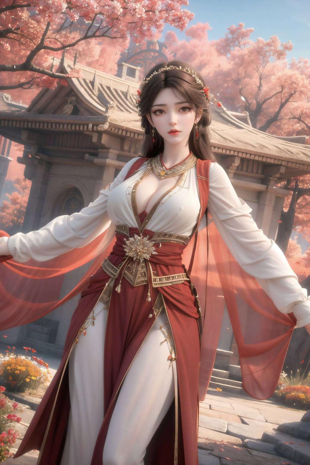 灵动火焰环绕火灵儿