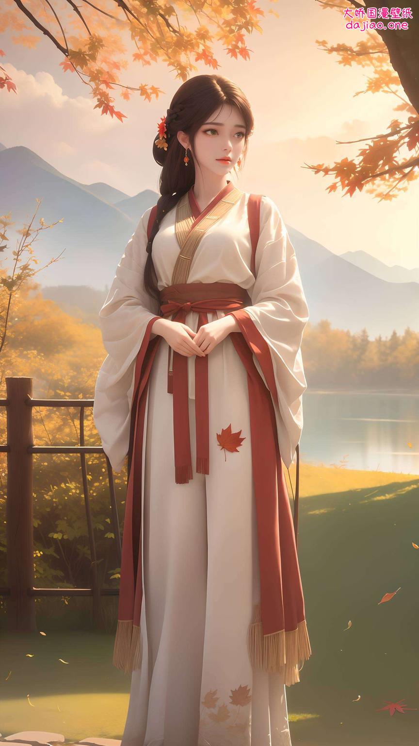 化身为动态壁纸上的AI女神都仿佛在诉说着千年的故事