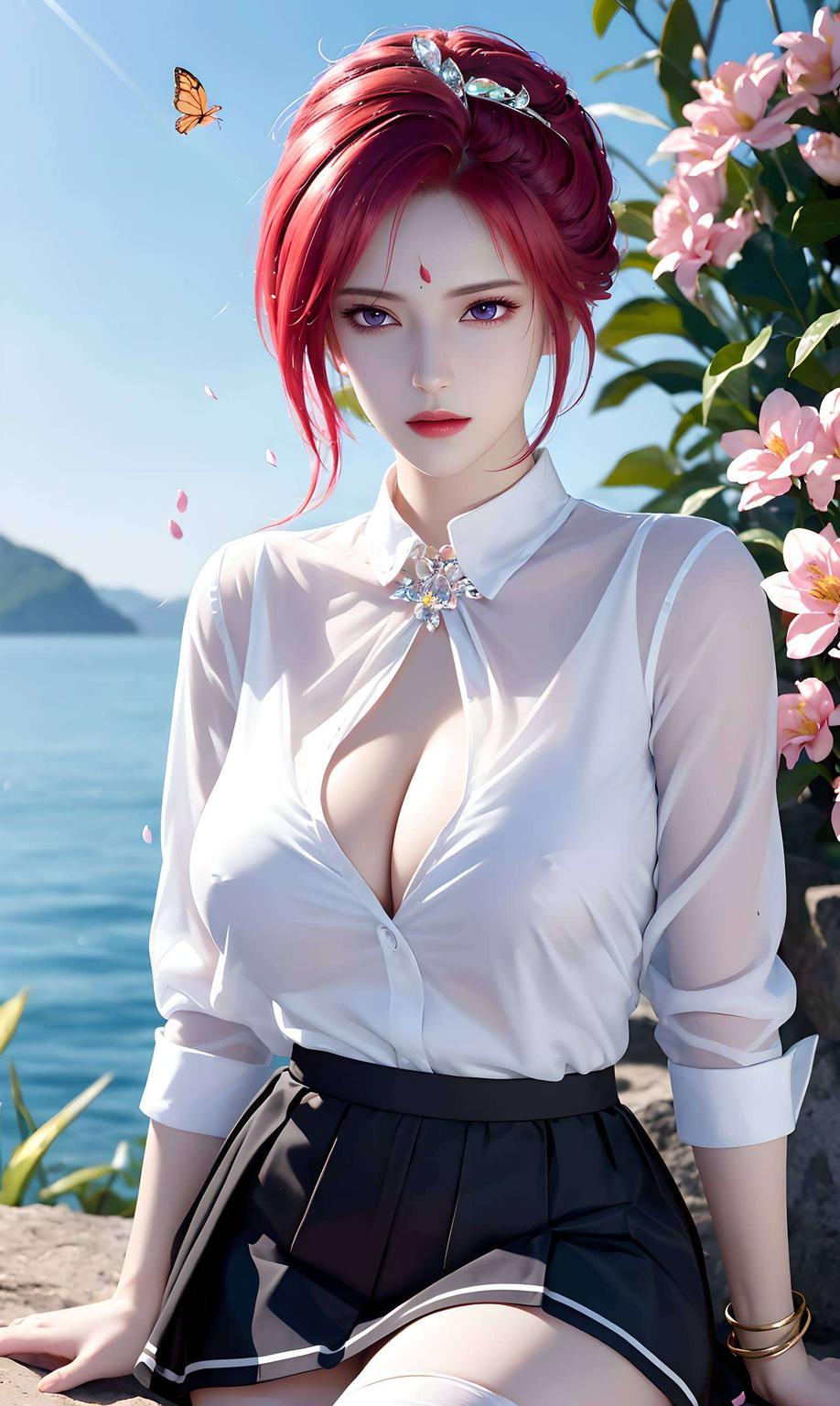 将国漫女神的灵动风姿完美呈现尽在这张二次元壁纸！4K高清画质