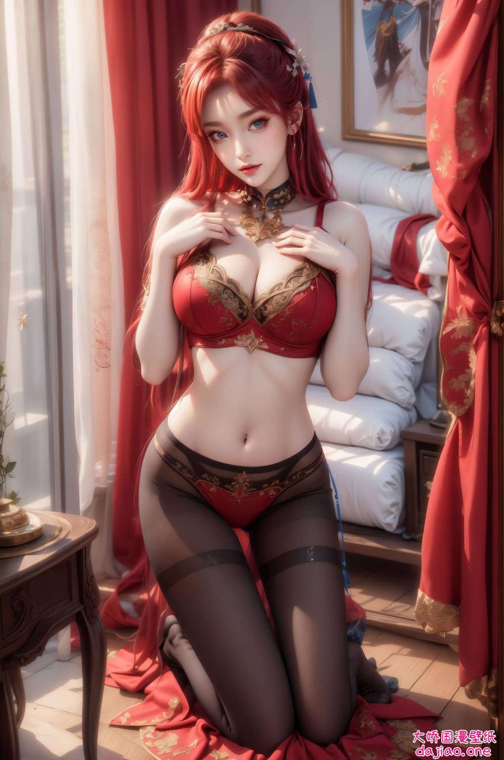 这款手机国漫美女壁纸每一次滑动都是一场视觉盛宴