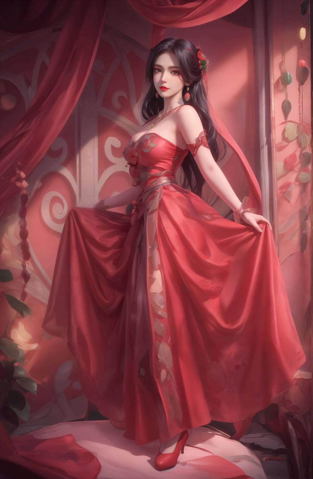 她的每一次出场都仿佛是一幅动人的画卷为你的手机增添一抹唯美风情