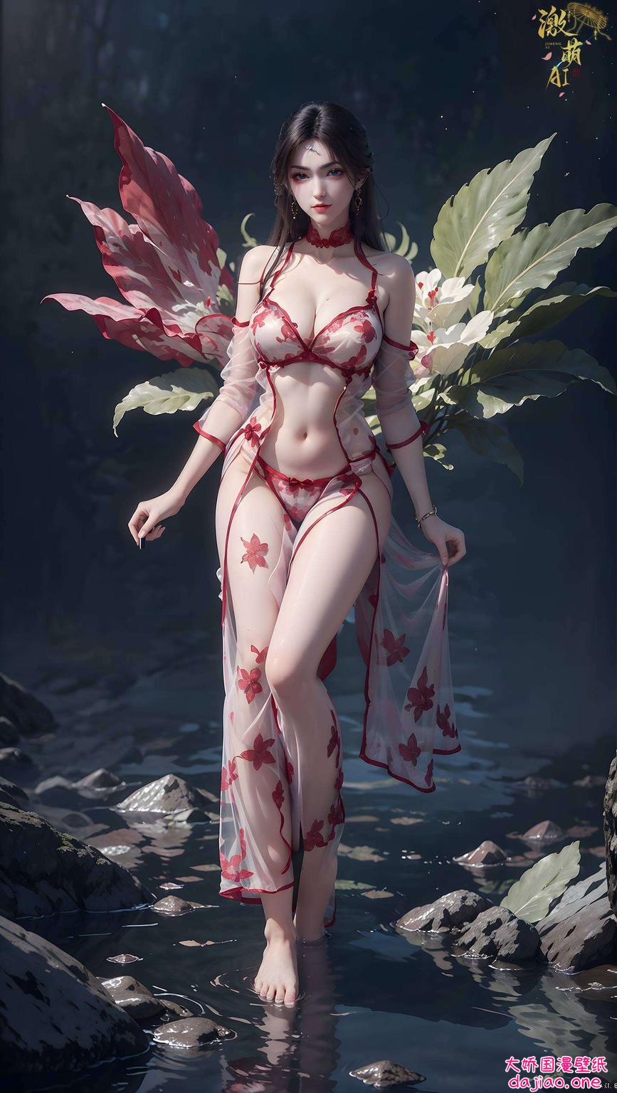 这不仅仅是一幅画如同梦幻中的精灵