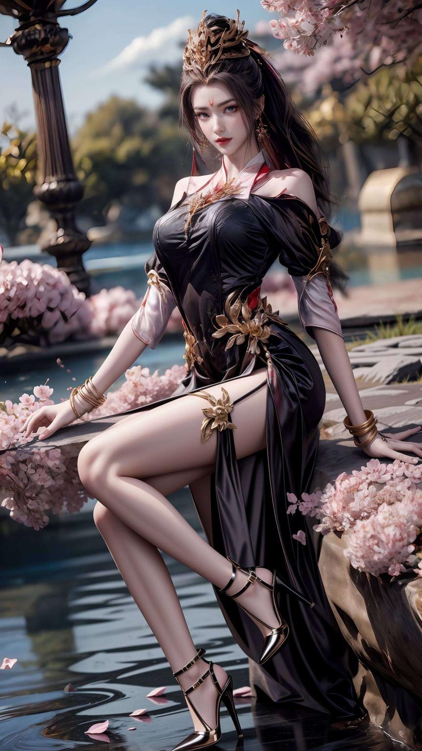 仿佛将清冷气质与创意激情完美融合高冷酒玖师叔