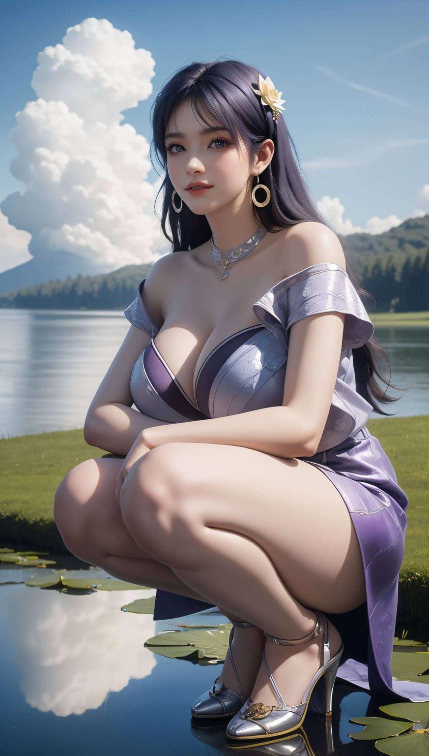 免费高清动漫壁纸遇见AI壁纸姬紫月