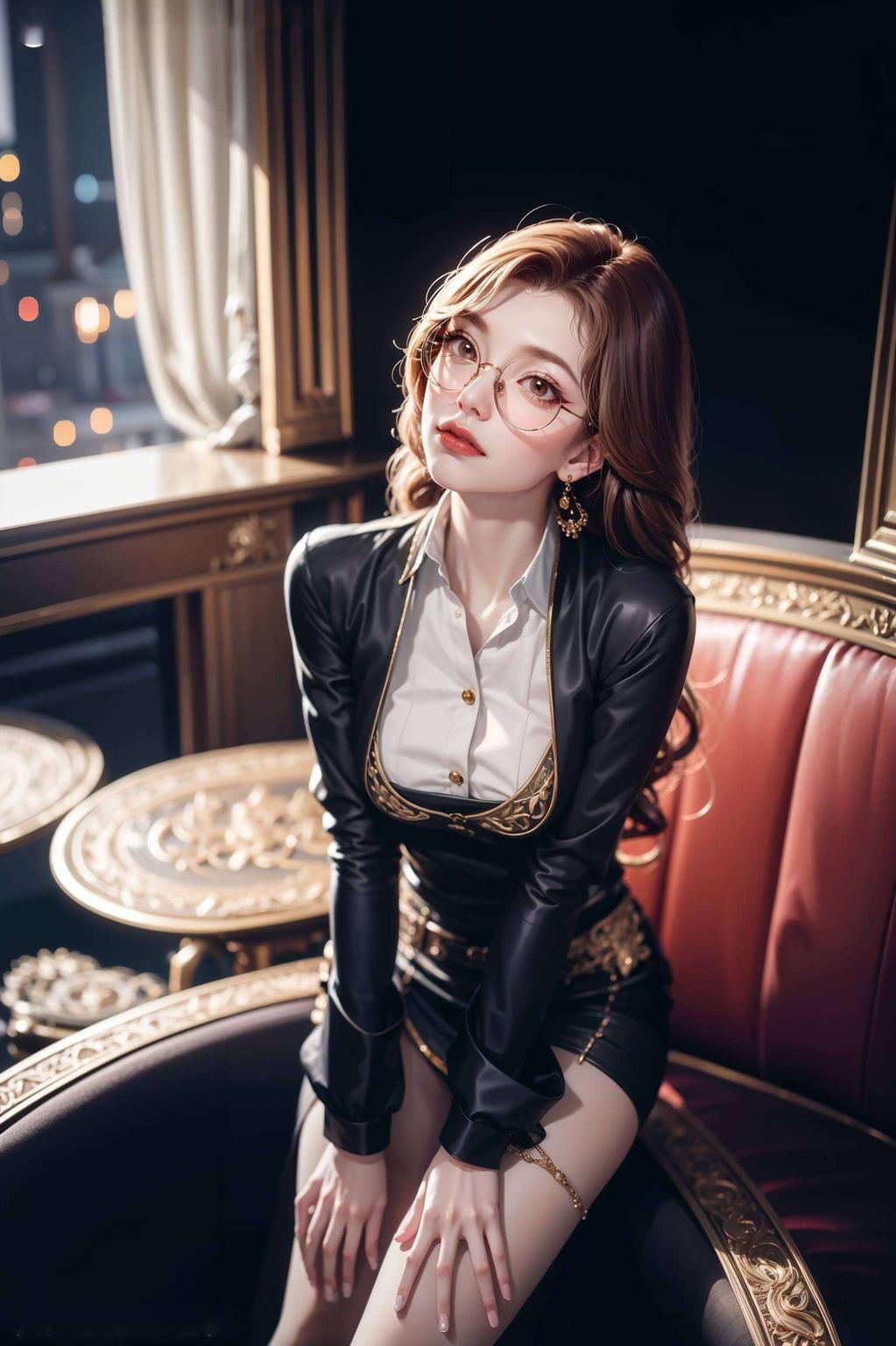 橘子姐的倩影对称美学设计