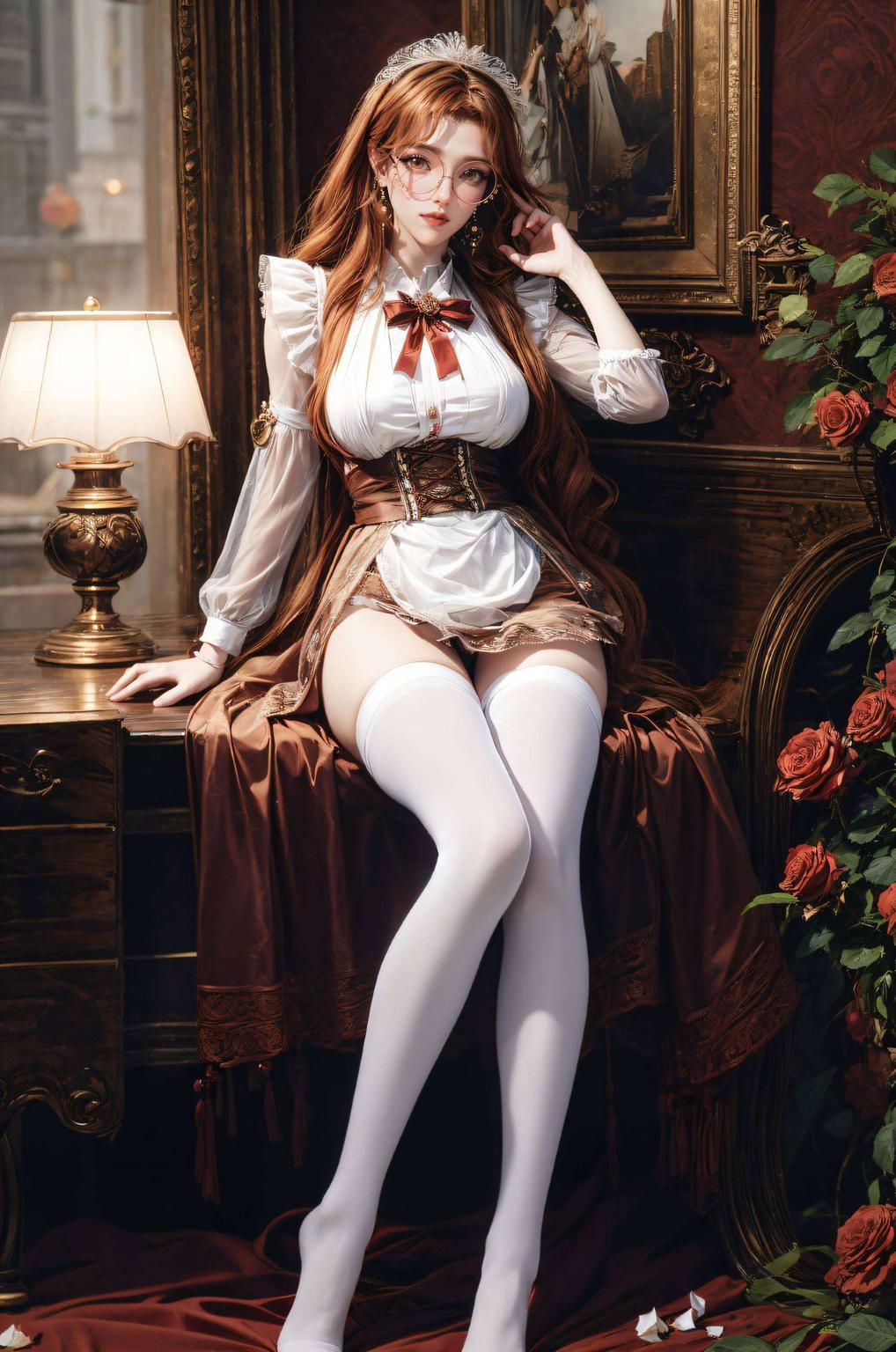 橘子姐以其独特的花卉元素橘子姐的笑容如春花般绽放