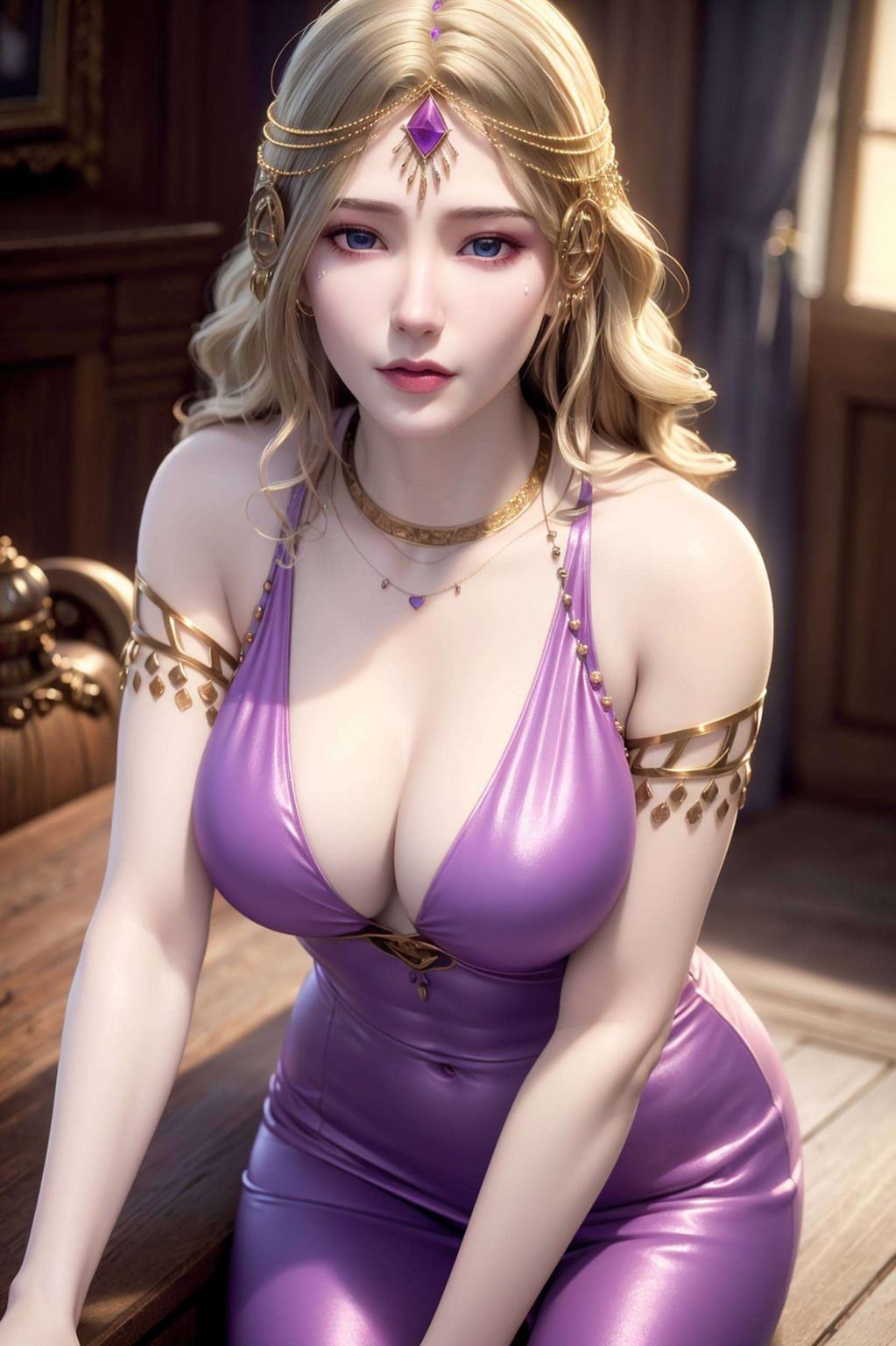 如同AI国漫中的灵动女主穿梭于现代与古香古色的世界