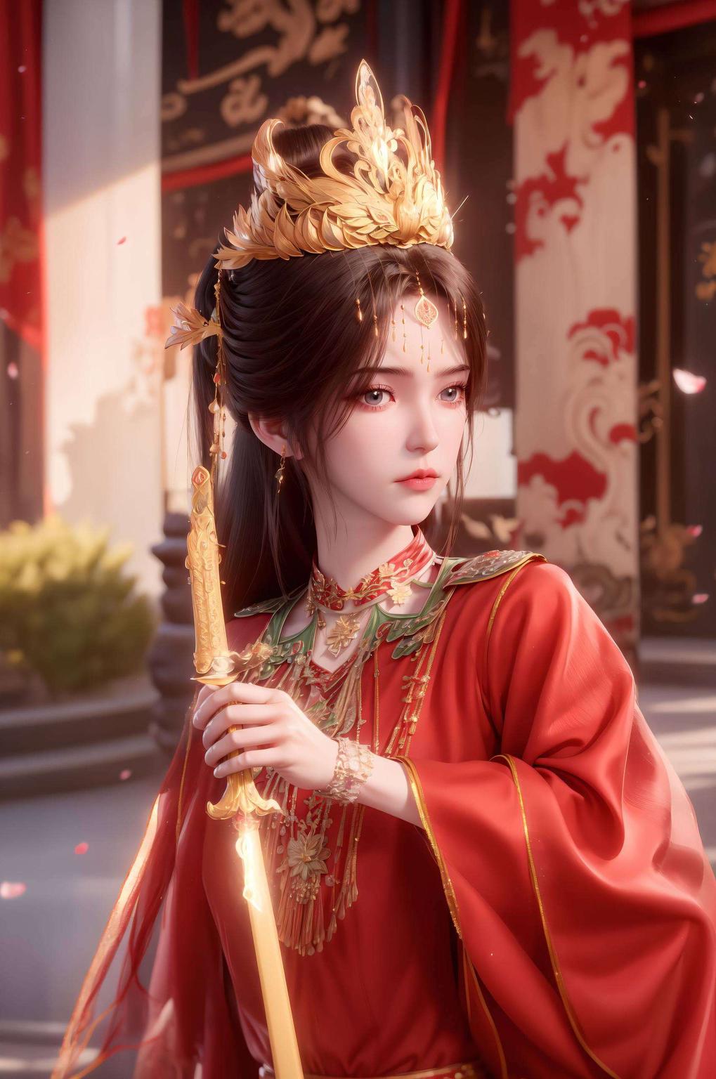 为你的手机桌面增添一份独特韵味让这位国漫美女陪伴你的每一天！