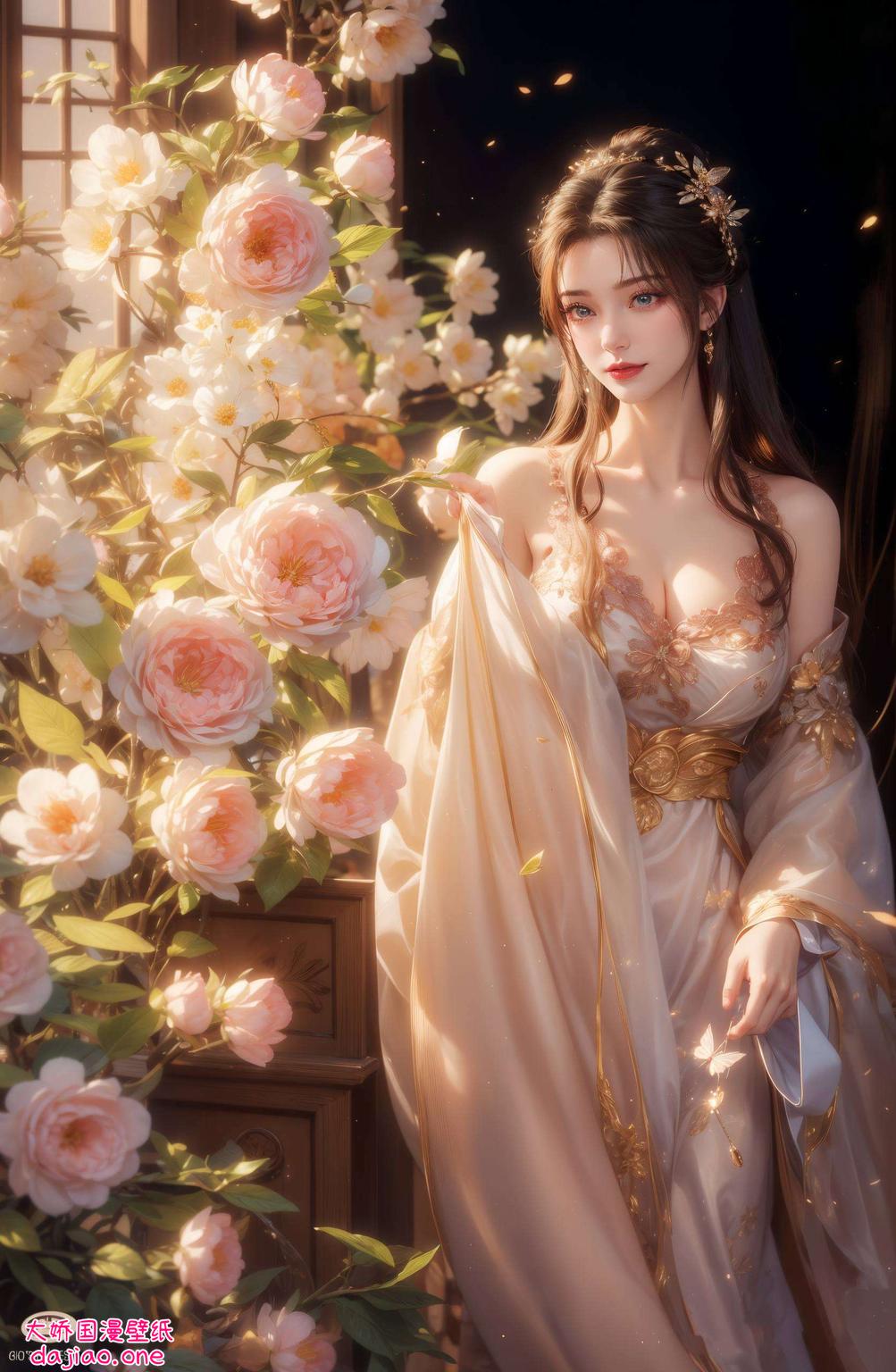 特别呈现国漫女神李慕婉的绝美风采这款对眼睛友好的哑光超高清4K炫彩壁纸