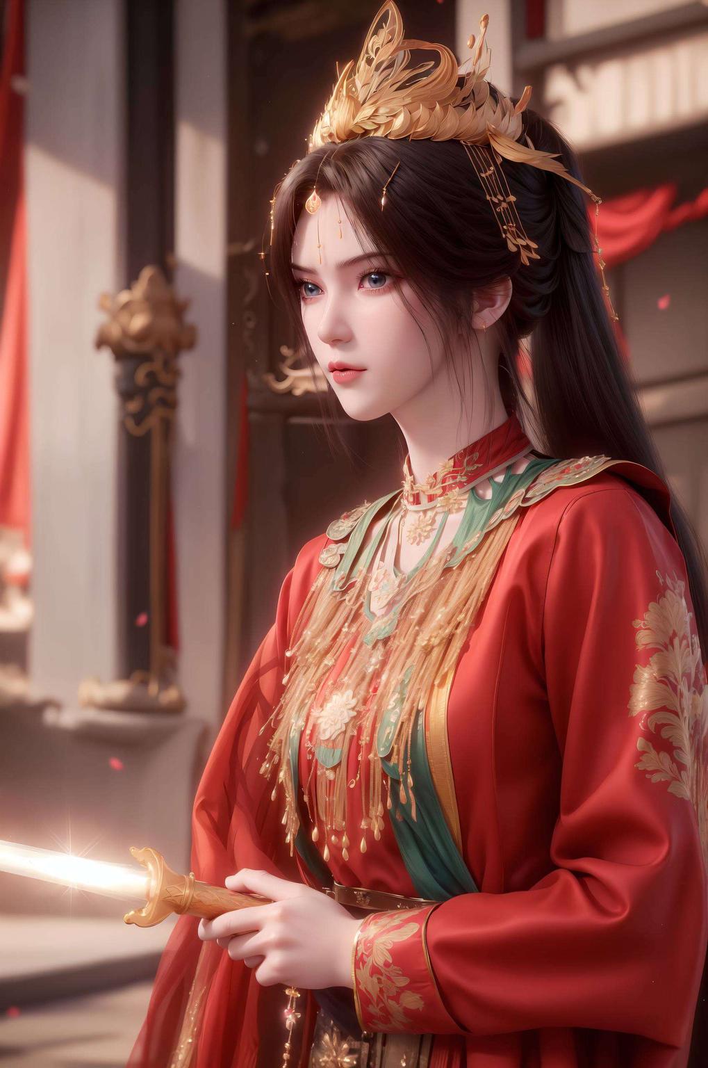 她的眼神藏着星辰大海4K超清壁纸中