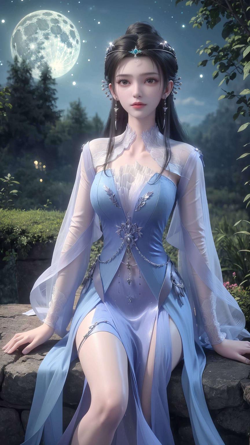 尽在这一刻！带你领略国漫女神李慕婉的绝世风采！王林壁纸图片