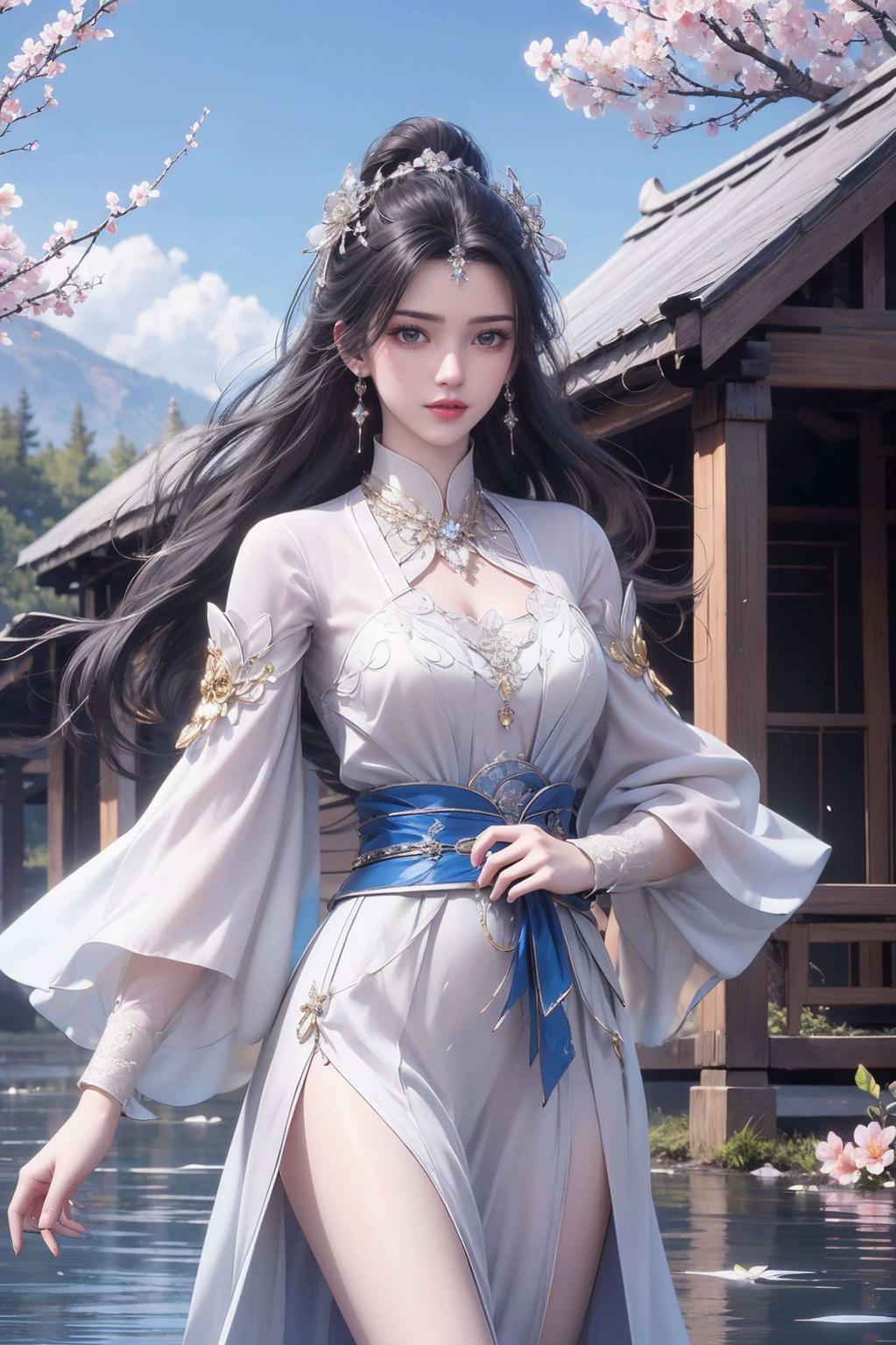 李慕婉精修壁纸高清抽象线条2560p桌面图片