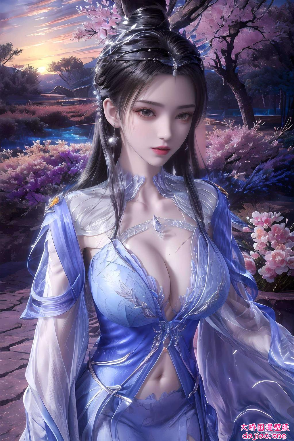 仿佛从画中走出这款1080p壁纸将国漫美女李慕婉的细腻笔触与ins风完美融合