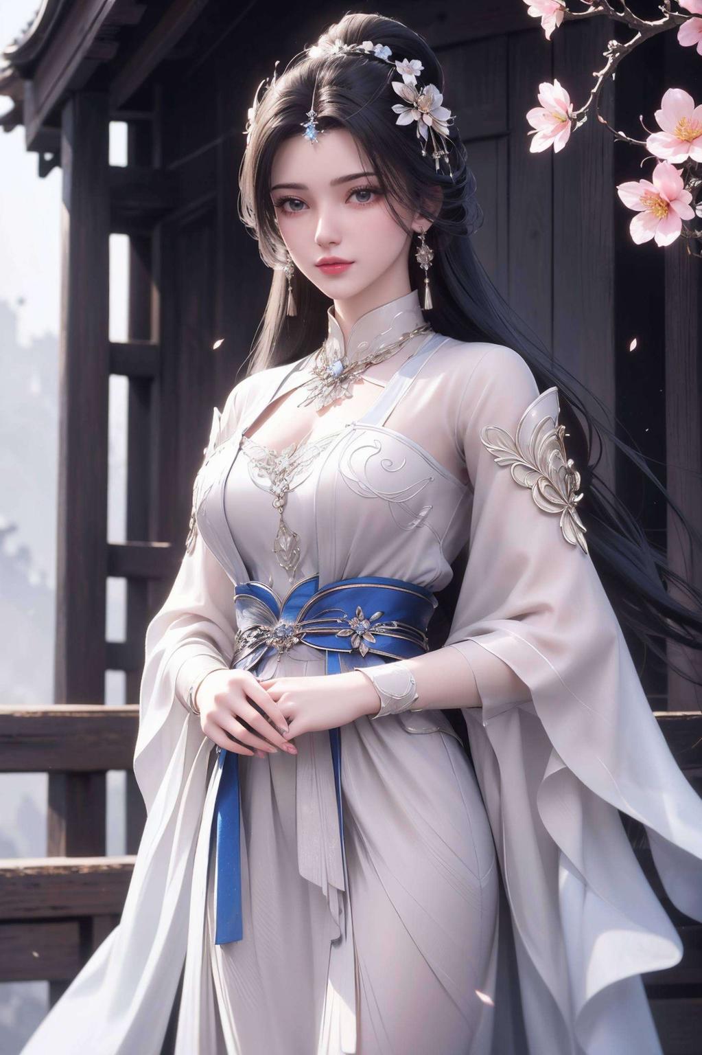 每一帧带你领略AI国漫女主的极致魅力