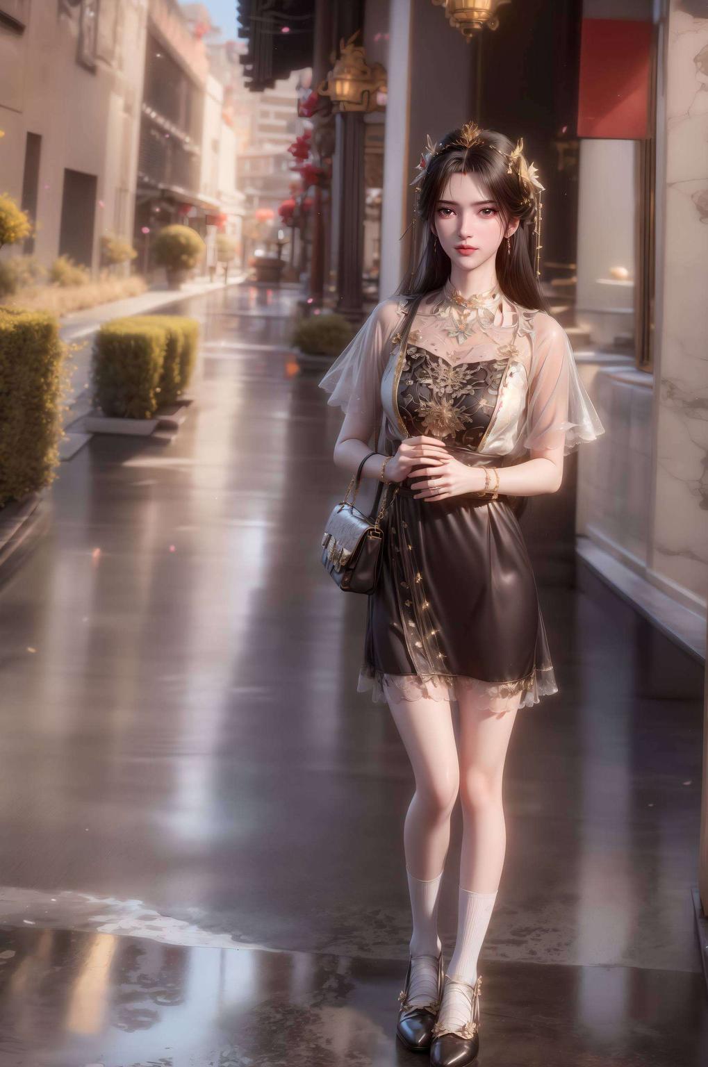 这款1080p高清壁纸为你呈现国漫AI女神李慕婉的绝美风采