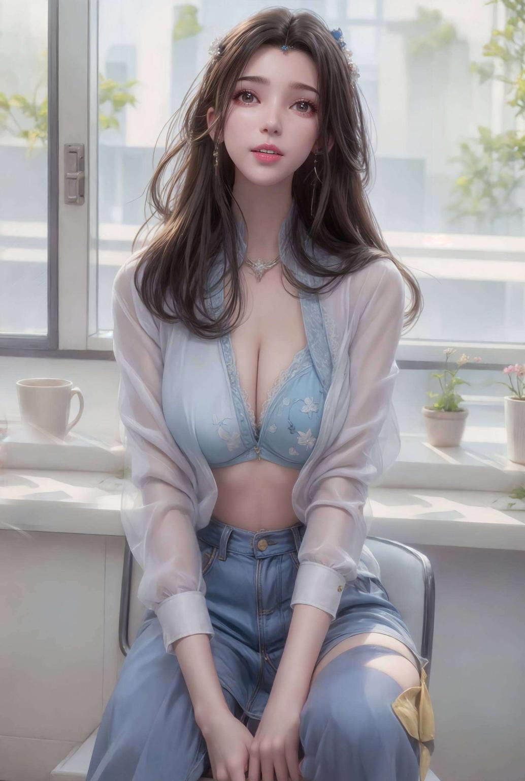 李慕婉的可爱形象跃然纸上为你带来护眼壁纸免费壁纸秀iPadAI女神的视觉盛宴