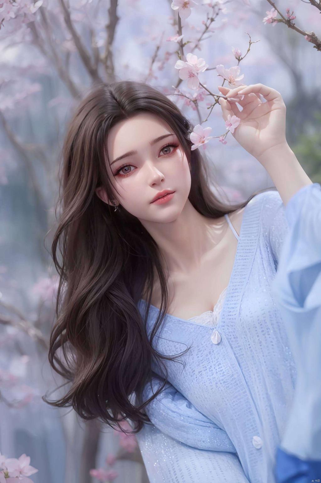 这款1080p超高清壁纸以国漫女神李慕婉的妖娆形象为主题