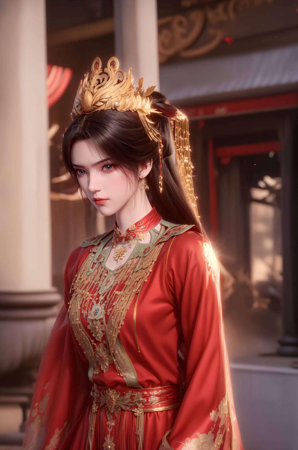 以她独特的魅力和高清壁纸的细腻画质