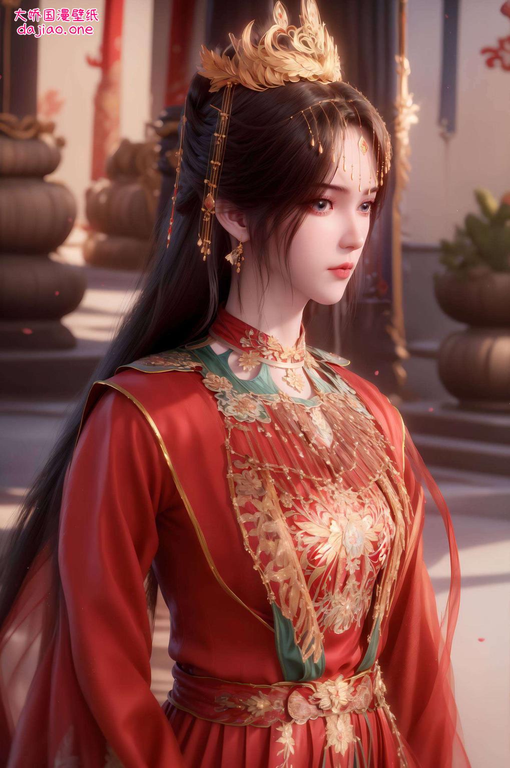 让这位国漫女神的魅力得以淋漓尽致地展现鲜艳的色彩跃然眼前