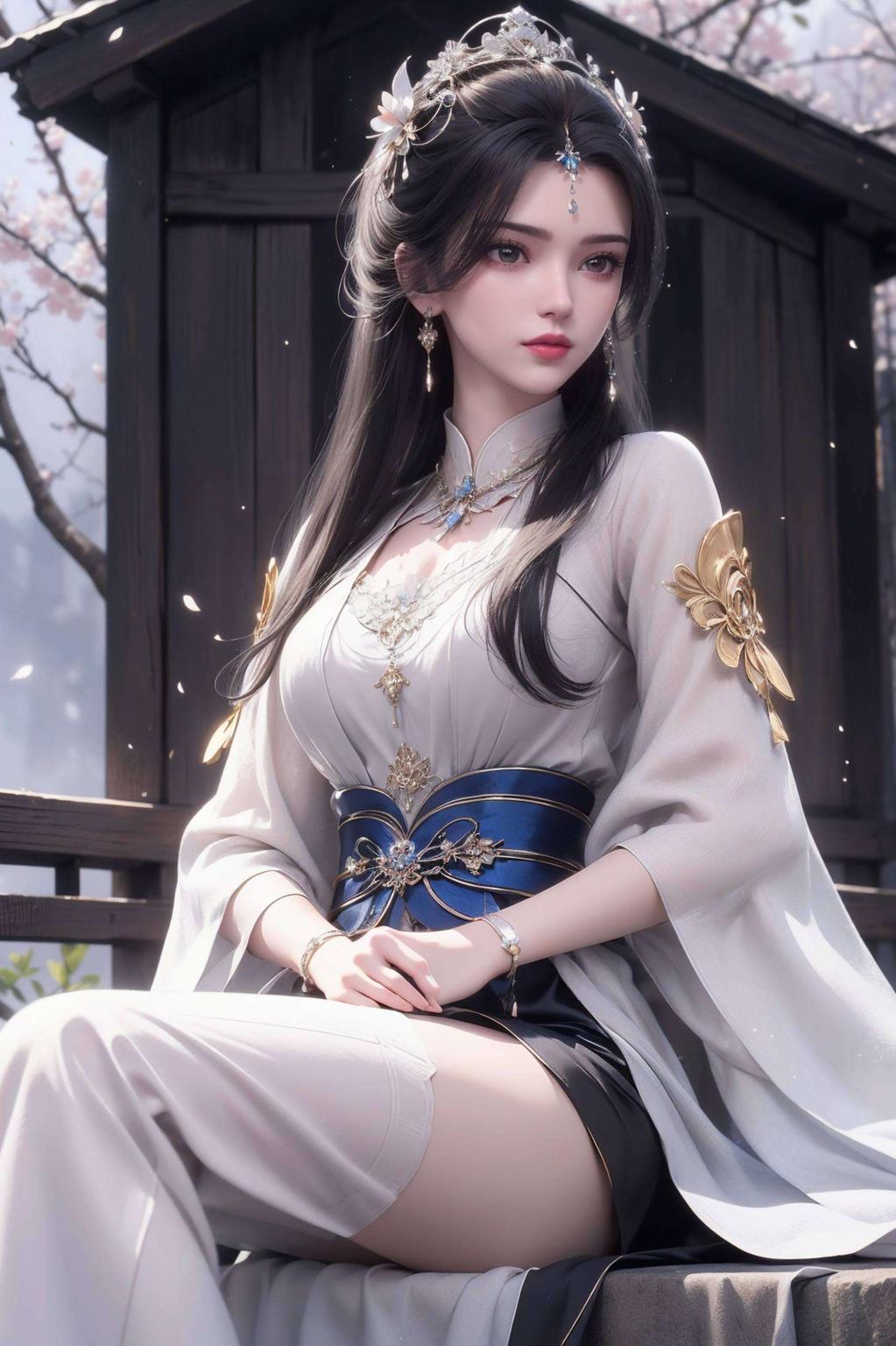 流畅线条勾勒梦幻世界渐变色彩映衬苹果桌面