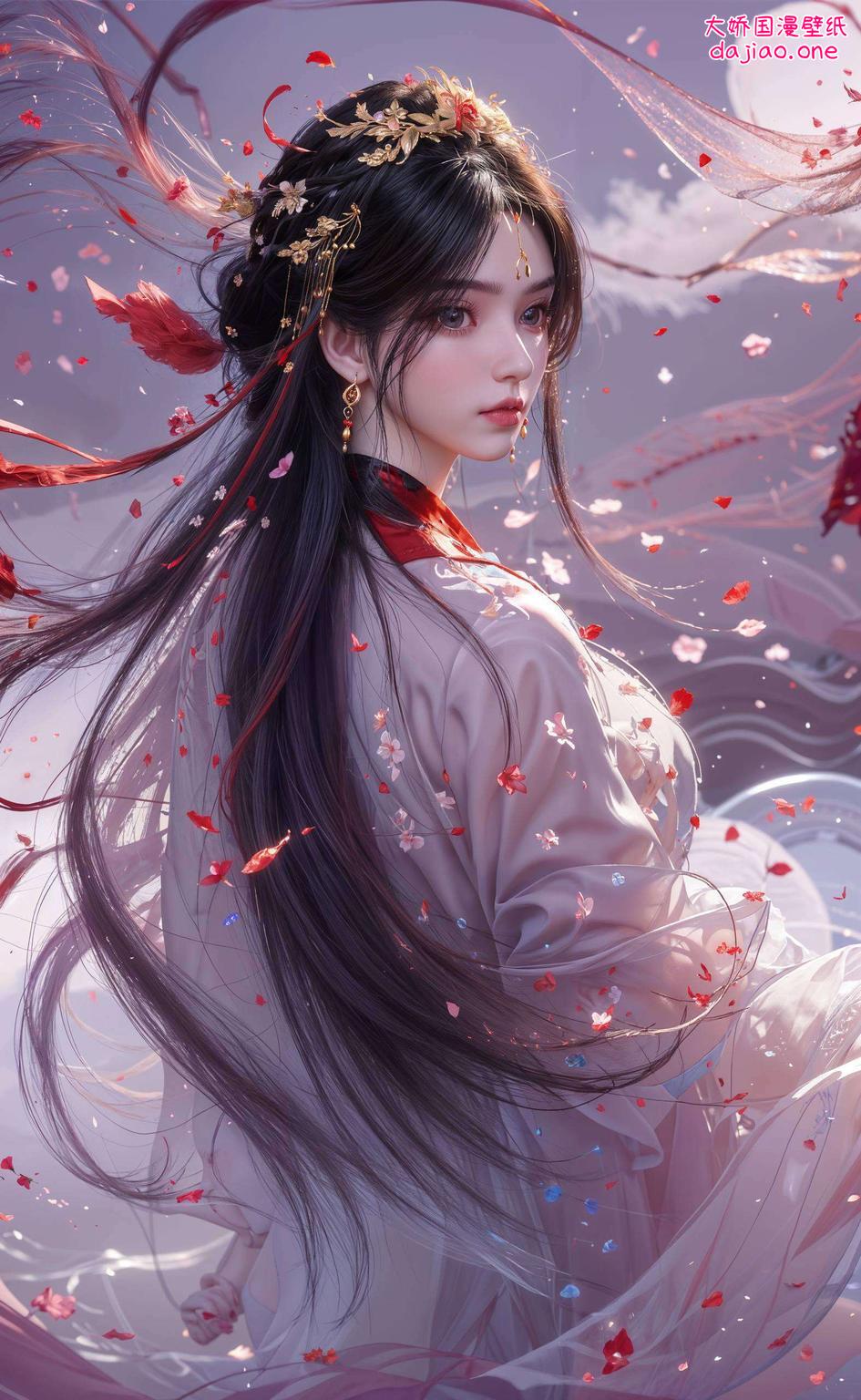 不仅展示了她超凡脱俗的美貌李慕婉