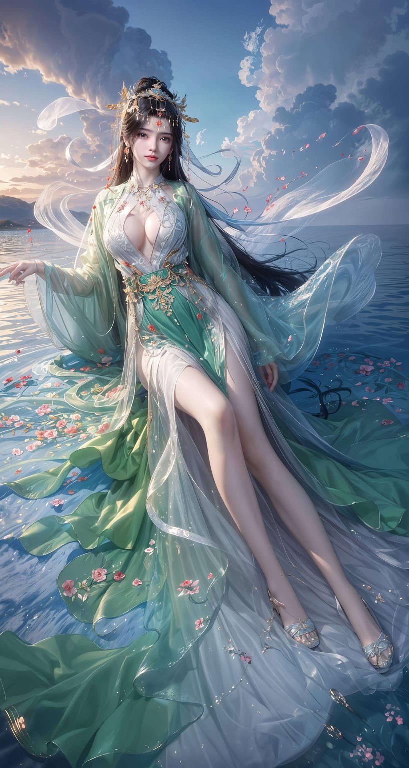 这款紫色渐变的国漫李慕婉壁纸高清动态效果