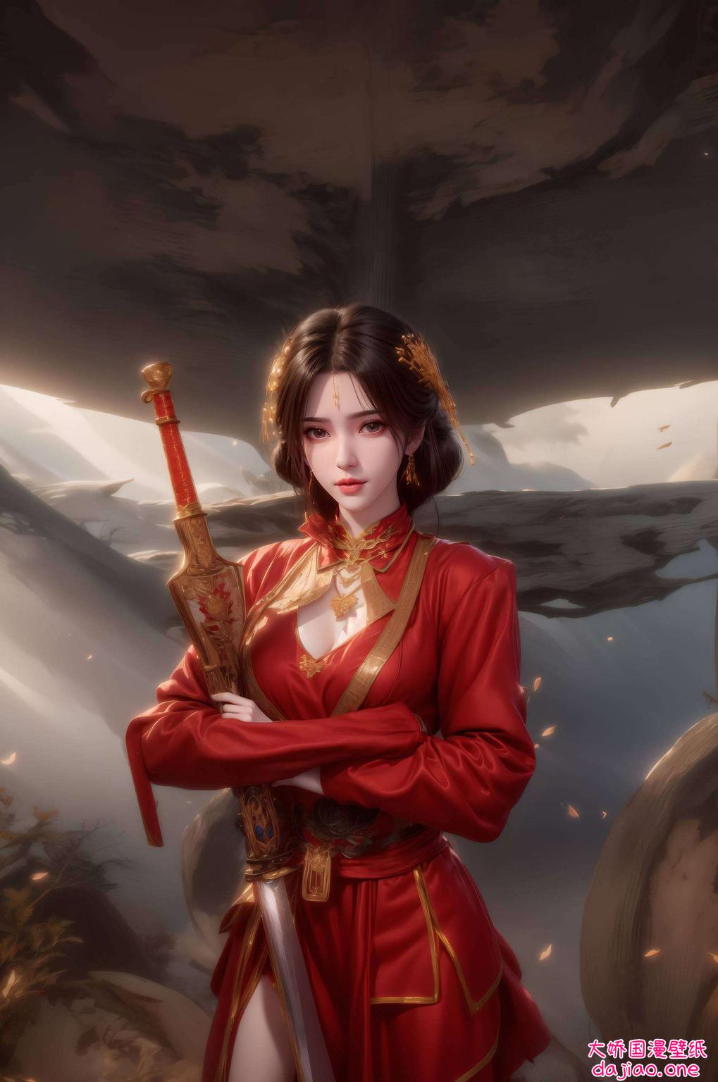 可爱中透着动漫版的灵动每一笔线条都如诗如画