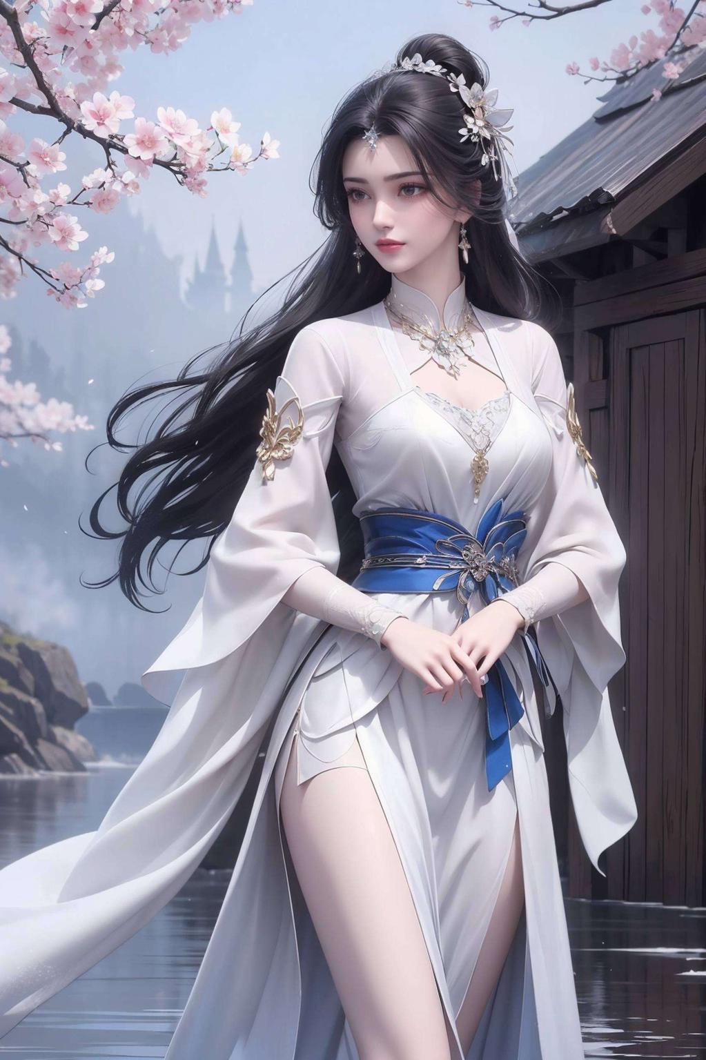 她眼含星辰唯美完美像素