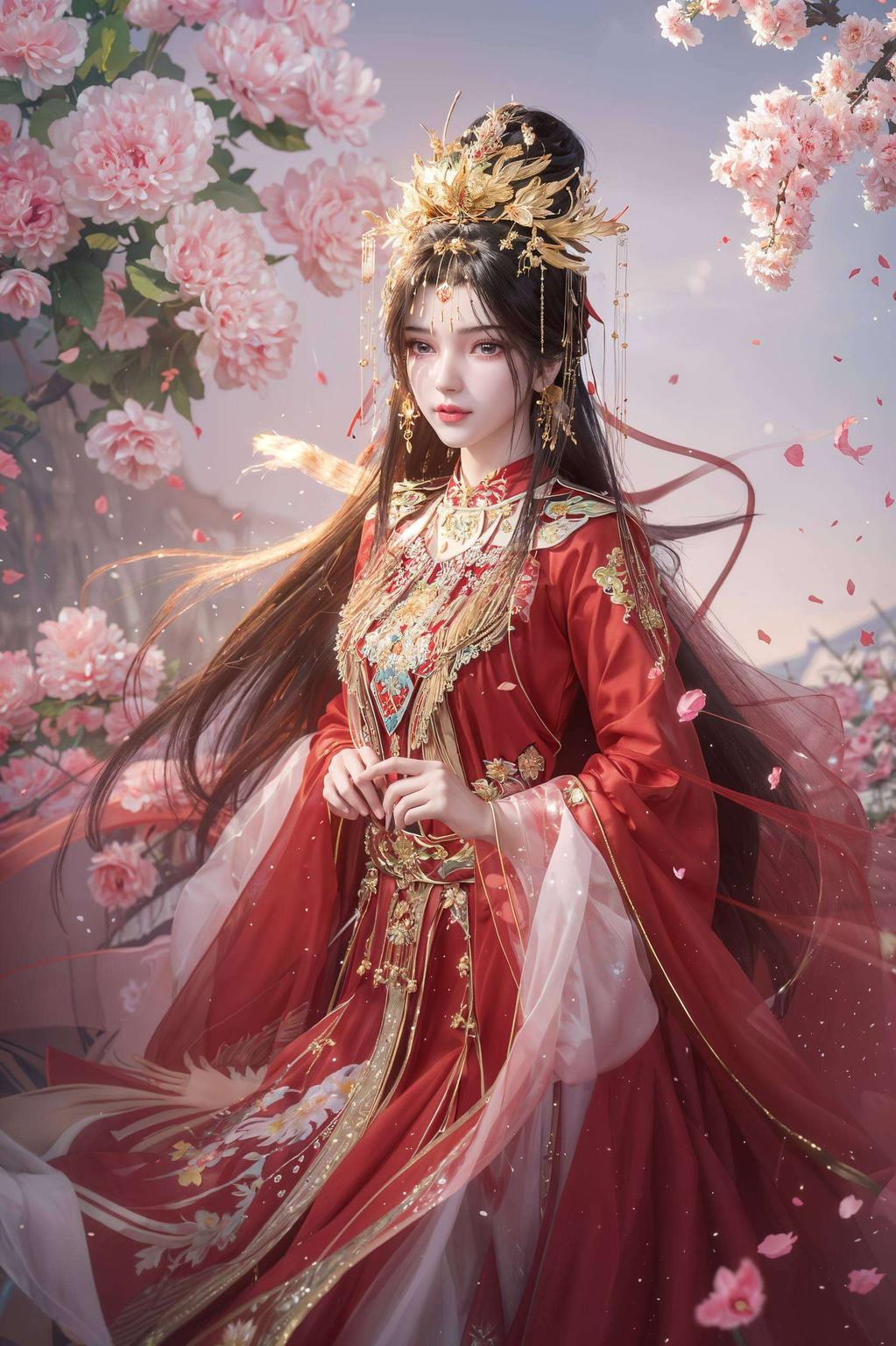 打造出一幅唯美至极的视觉盛宴绘制国漫女神李慕婉的电脑壁纸