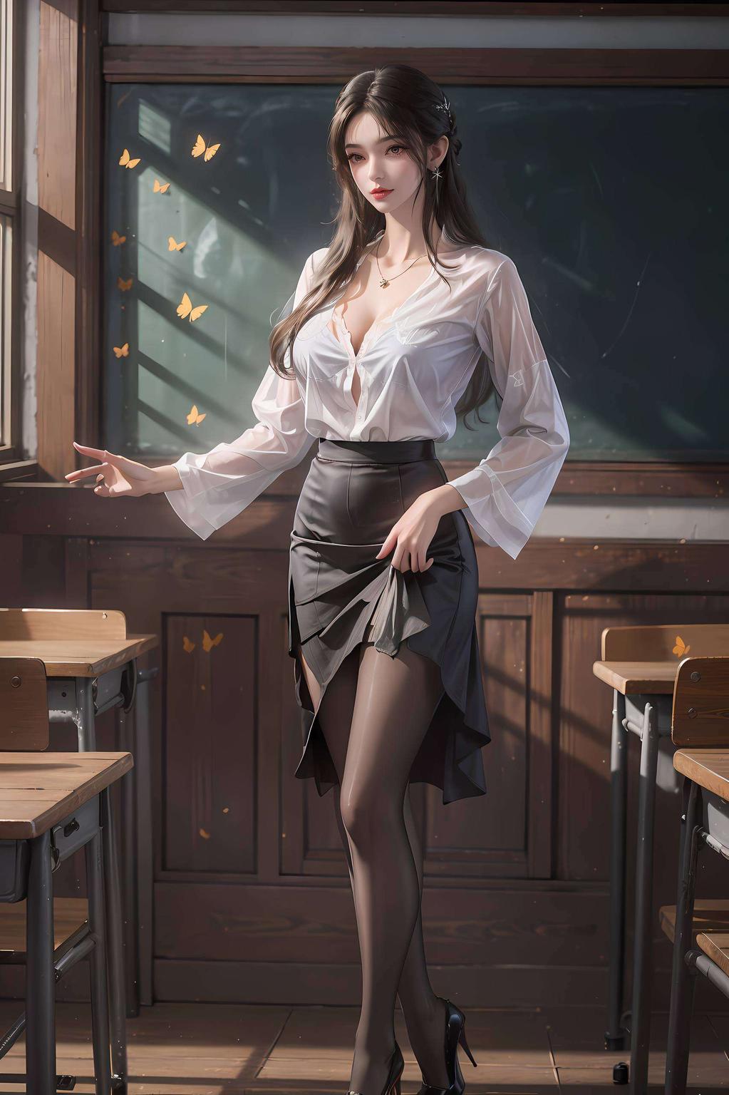 点亮你的桌面风景这款【仙逆动漫李慕婉电脑壁纸】